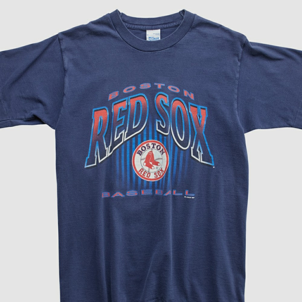 Boston Red Sox Salem Sportswear 1997 T-shirt - Navy - Vintage - Fanatics Online