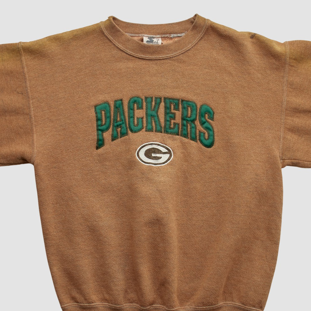 Fanatics Green Bay Packers Starter 90s Pullover Sweatshirt Clay Vintage