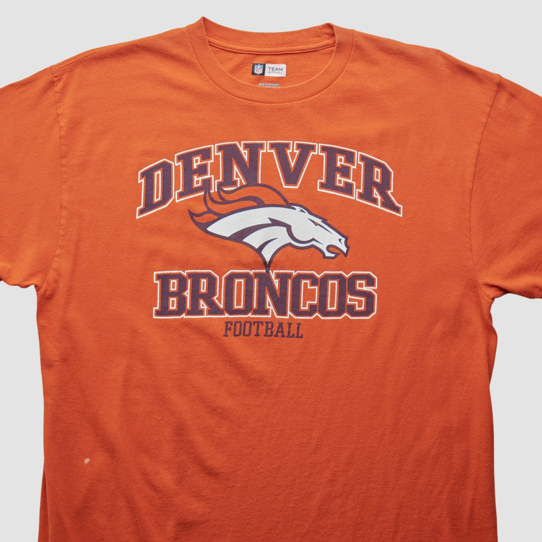Fanatics Denver Broncos NFL 2010s T-shirt Orange Vintage