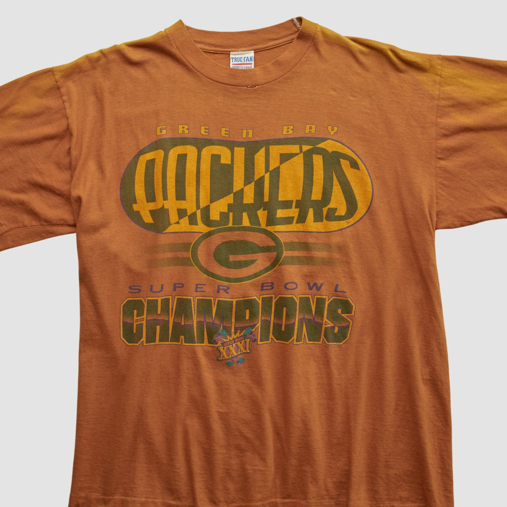Fanatics Green Bay Packers True Fan 1997 T-shirt Clay Vintage