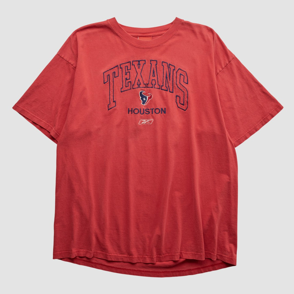 Fanatics Houston Texans Reebok 2000s T-shirt Red Vintage