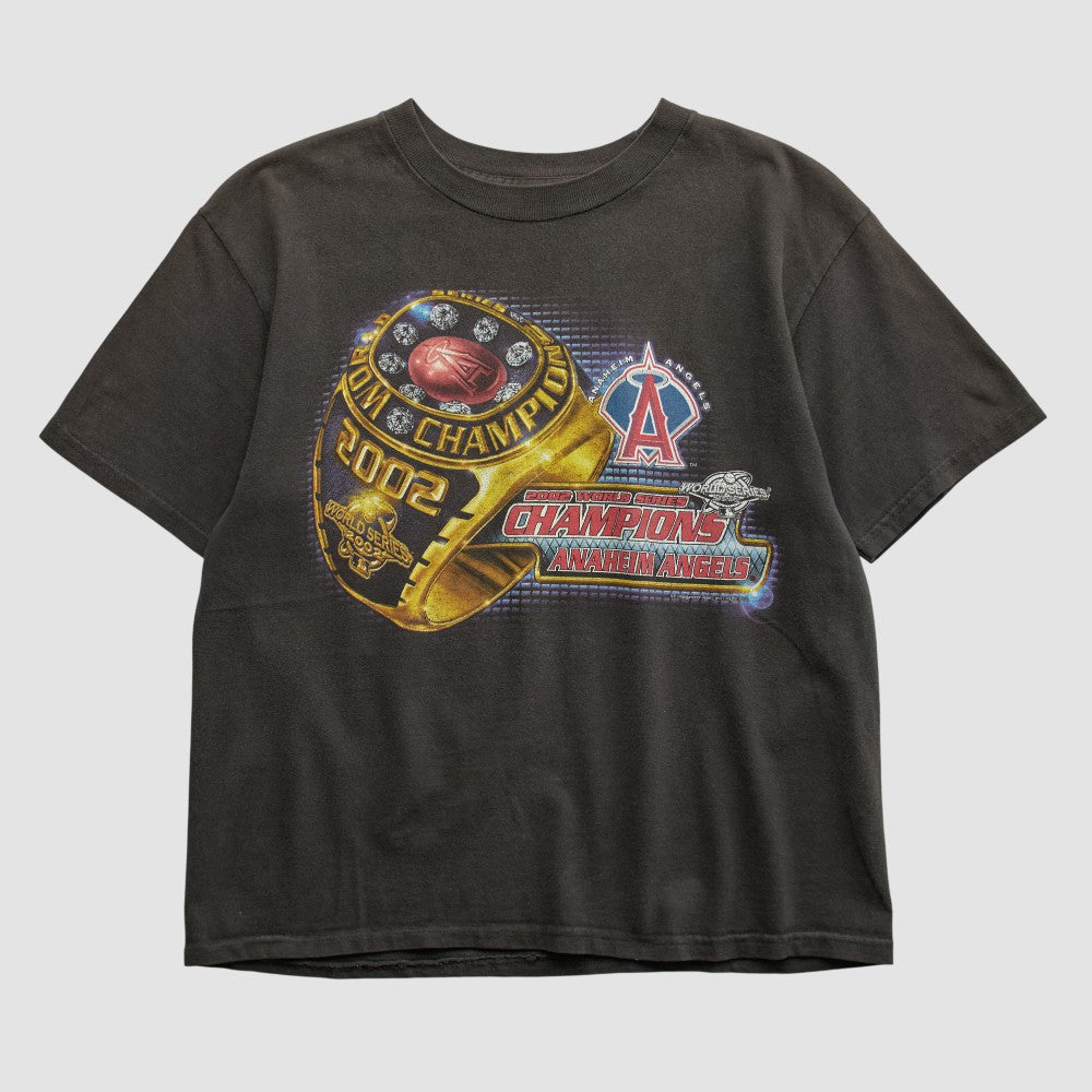 World Series 2002 T-shirt - Black - XVintage - Fanatics Lifestyle
