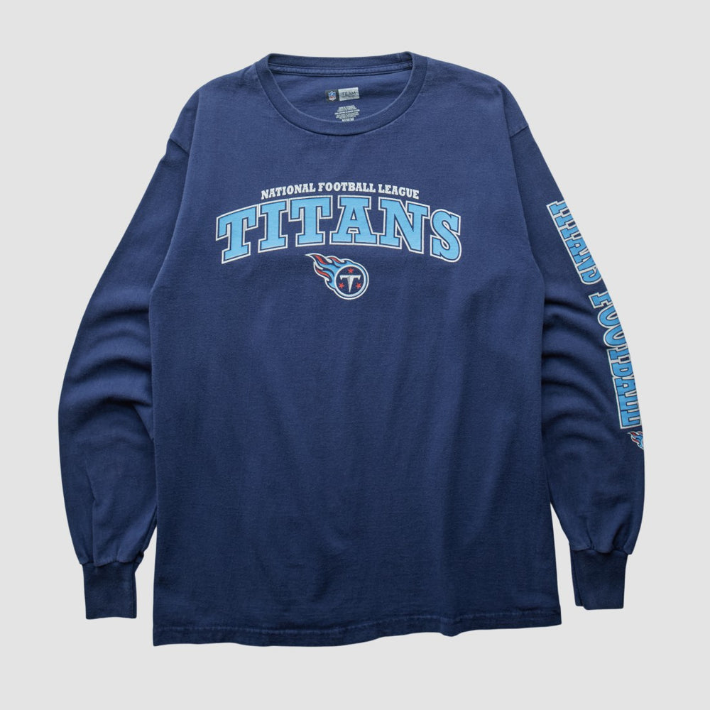 Fanatics Tennessee Titans NFL 2000s Long Sleeve T-shirt Navy Vintage