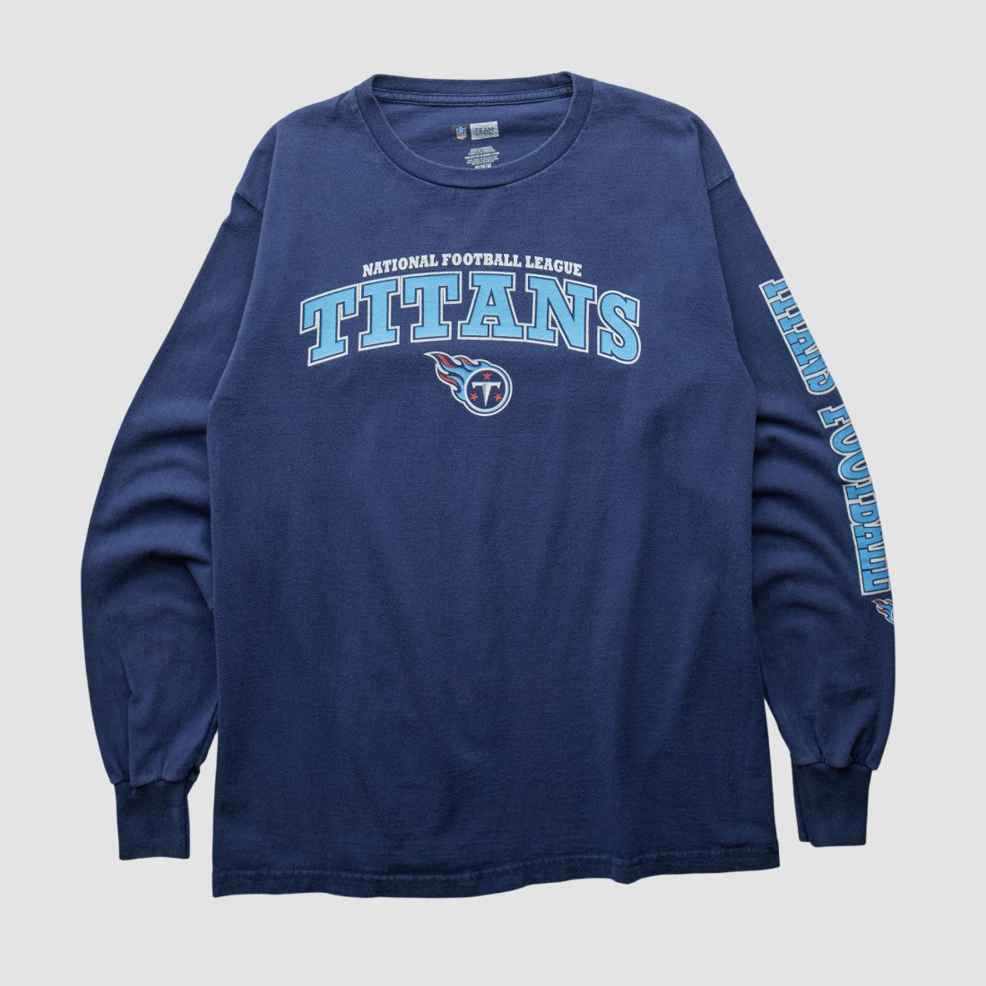 Fanatics Tennessee Titans NFL 2000s Long Sleeve T-shirt Navy Vintage