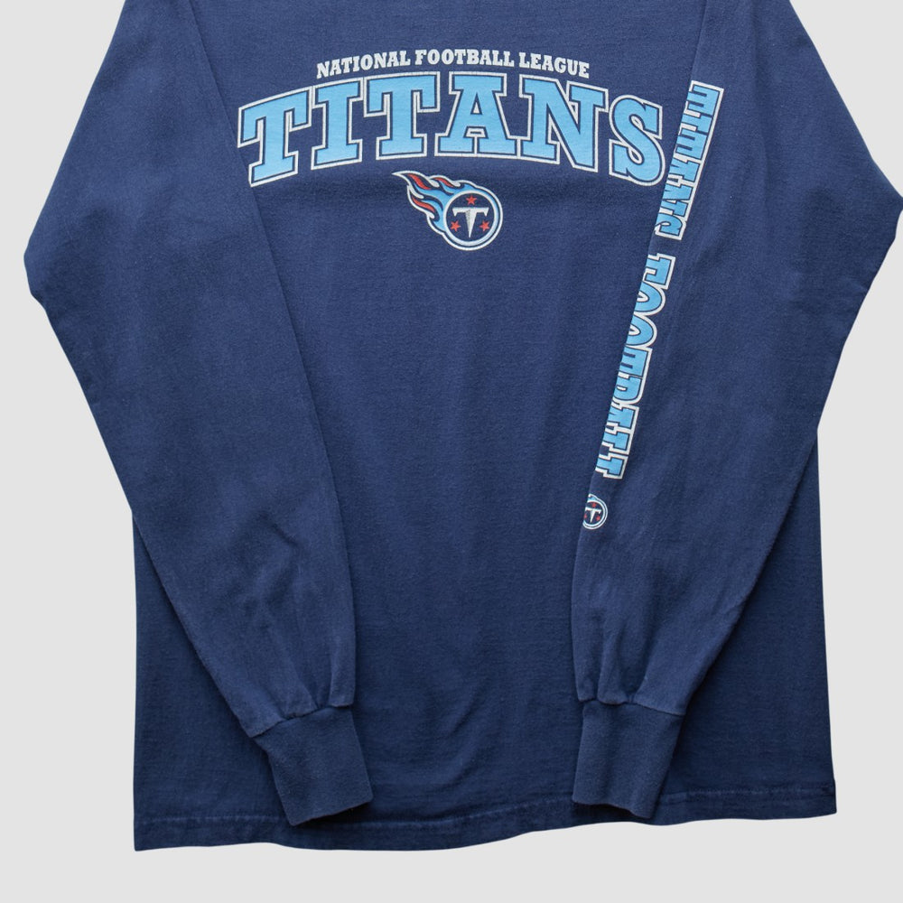Fanatics Tennessee Titans NFL 2000s Long Sleeve T-shirt Navy Vintage