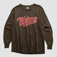 Minnesota Twins Lee Sport 2004 Long Sleeve T-shirt - Brown - Vintage - Fanatics Sale