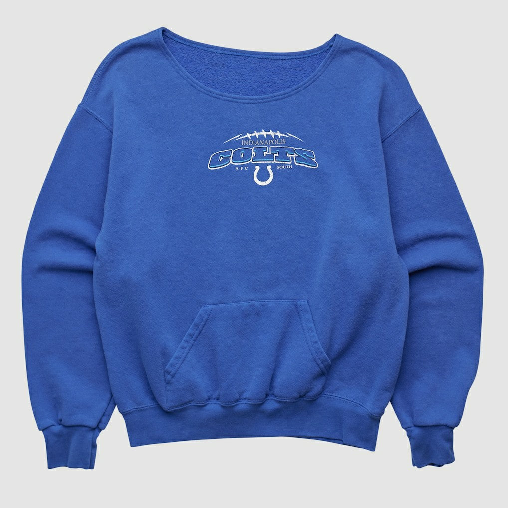 Fanatics Indianapolis Colts 2000s Pullover Sweatshirt Blue Vintage