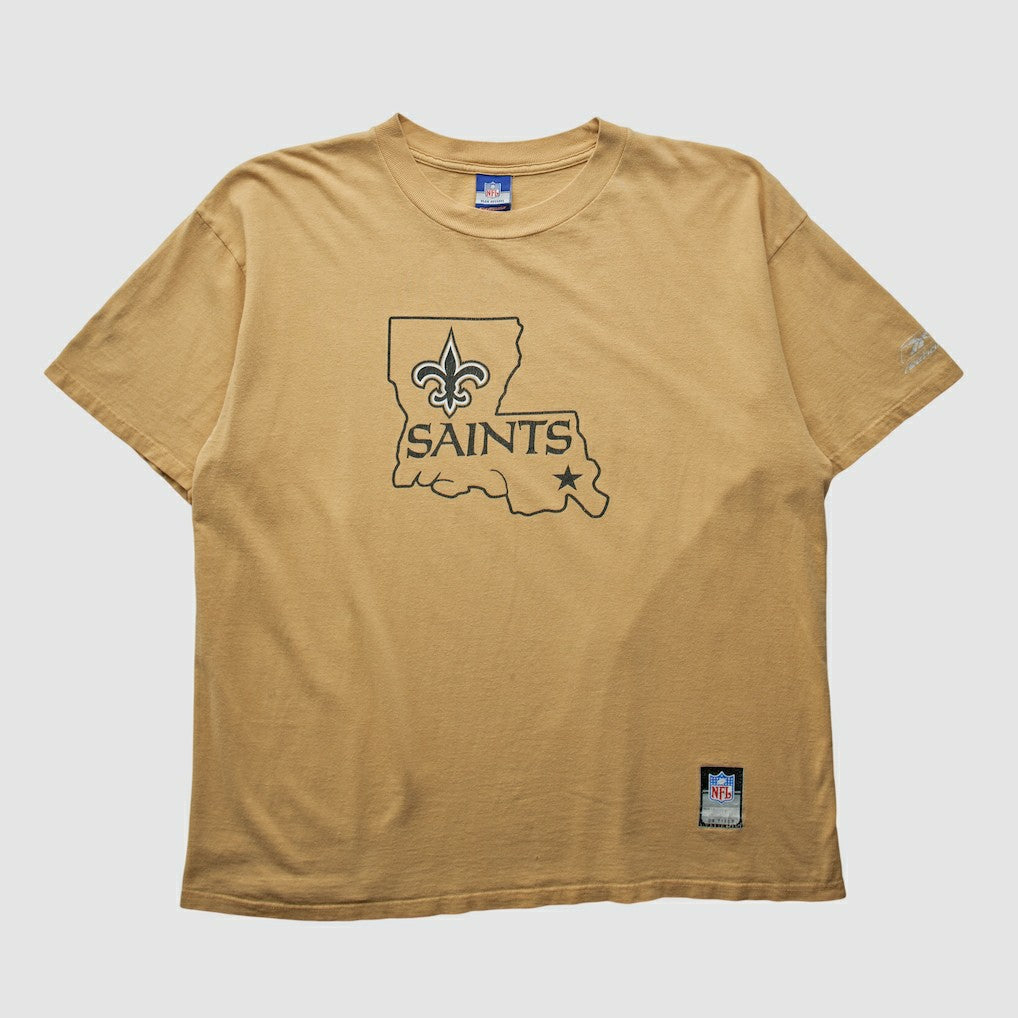 Fanatics New Orleans Saints Reebok 2000s T-shirt Tan Vintage