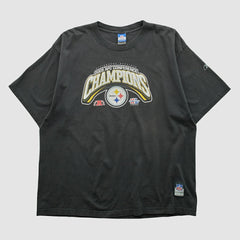 Fanatics Pittsburgh Steelers Reebok 2005 T-shirt Black Vintage