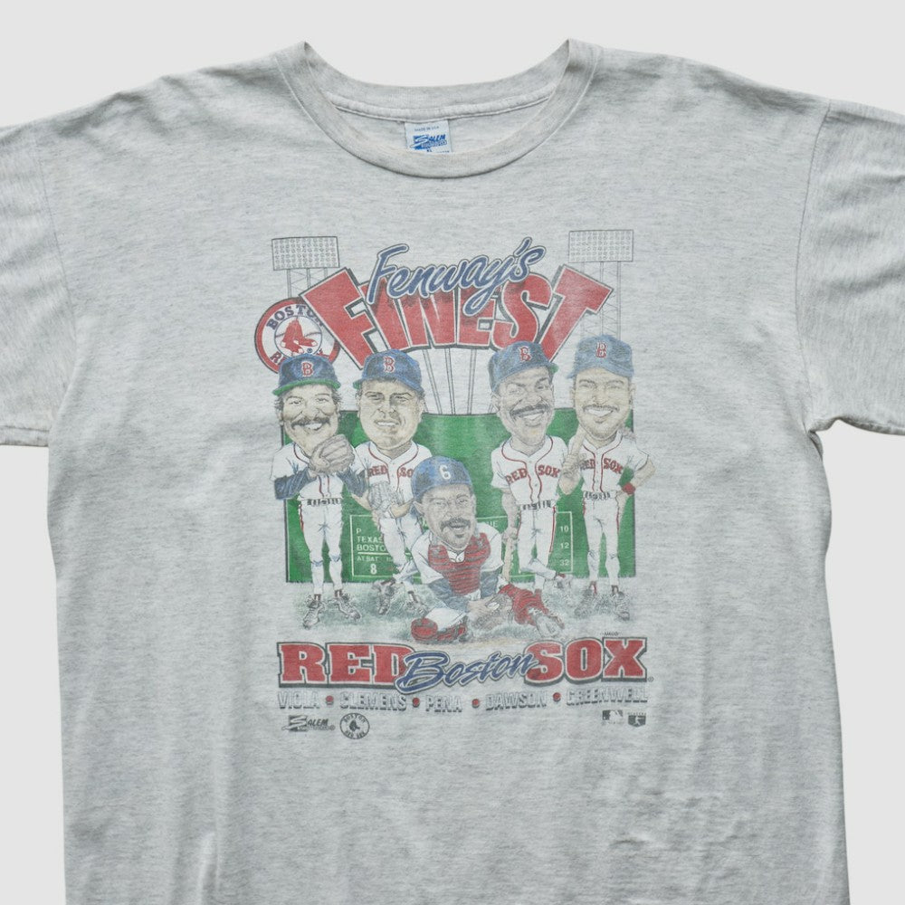 Boston Red Sox Salem Sportswear 90s T-shirt - Heather Gray - Vintage - Fanatics Lifestyle