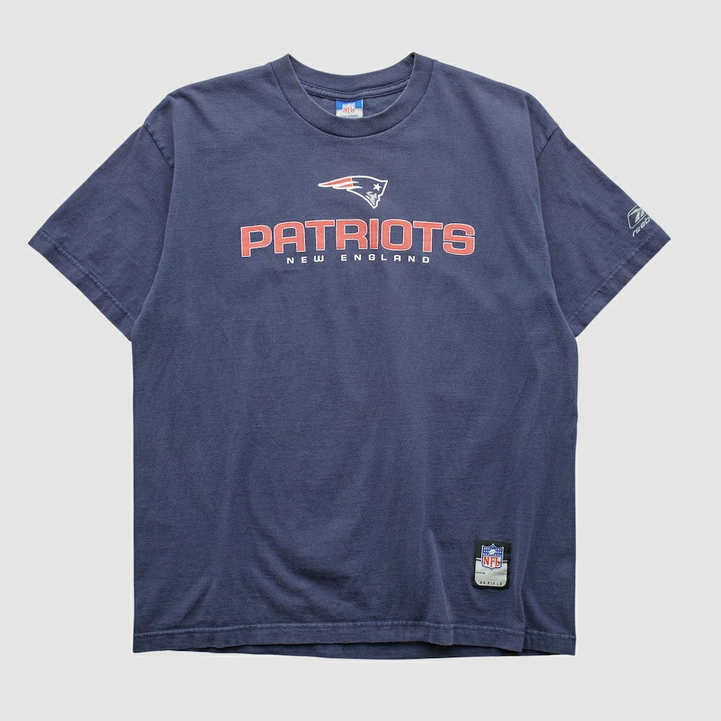 Fanatics New England Patriots Reebok 2000s T-shirt Navy Vintage