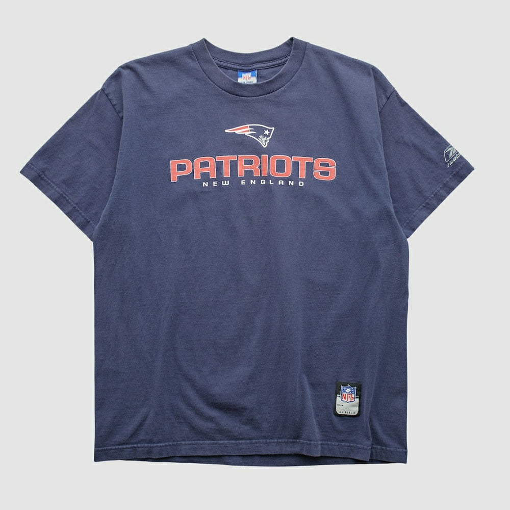 Fanatics New England Patriots Reebok 2000s T-shirt Navy Vintage