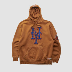 New York Mets Stitches 2000s Hooded Pullover Sweatshirt - Clay - XVintage - Fanatics on Sale