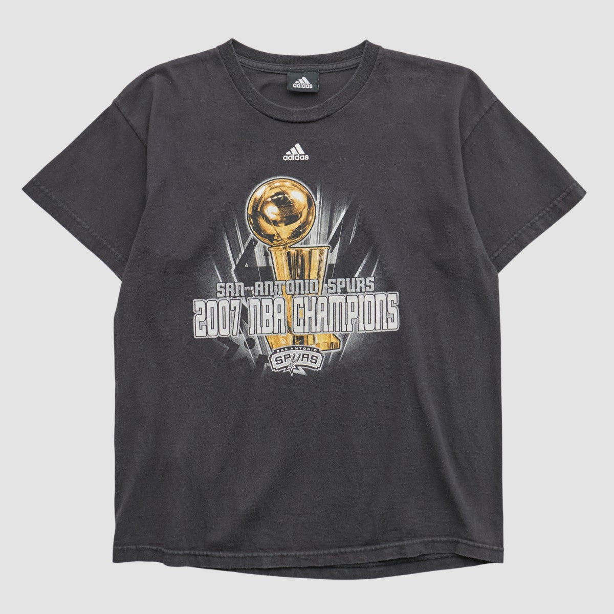 San Antonio Spurs 2007 T-shirt Black Vintage | Adidas discount