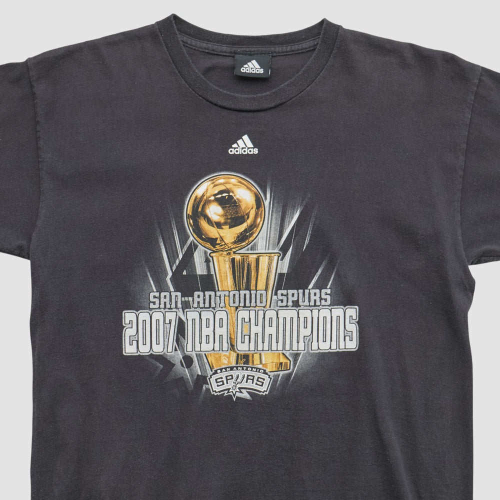 San Antonio Spurs 2007 T-shirt Black Vintage | Adidas discount
