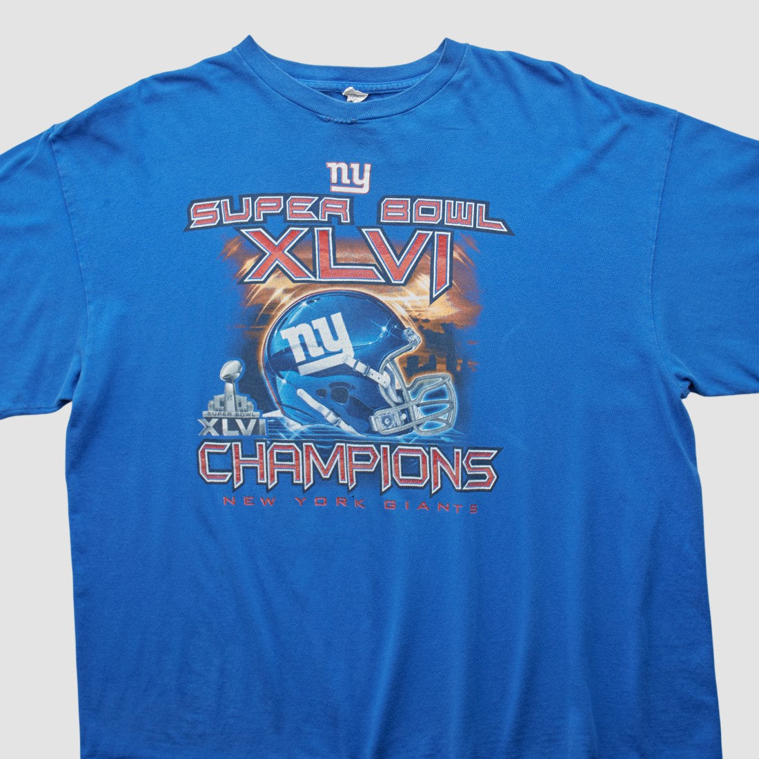 Fanatics New York Giants Delta 2012 T-shirt Blue Vintage