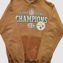 Fanatics Super Bowl XL Reebok 2006 Hooded Pullover Sweatshirt Clay Vintage