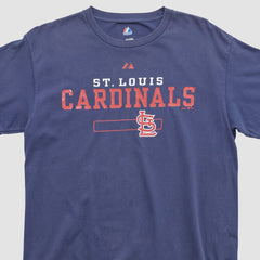 St. Louis Cardinals Majestic 2010 T-shirt - Navy - Vintage - Fanatics Discount