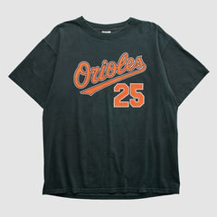 Baltimore Orioles Majestic 2000s T-shirt - Black - XVintage - Fanatics Discount