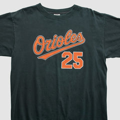 Baltimore Orioles Majestic 2000s T-shirt - Black - XVintage - Fanatics Discount