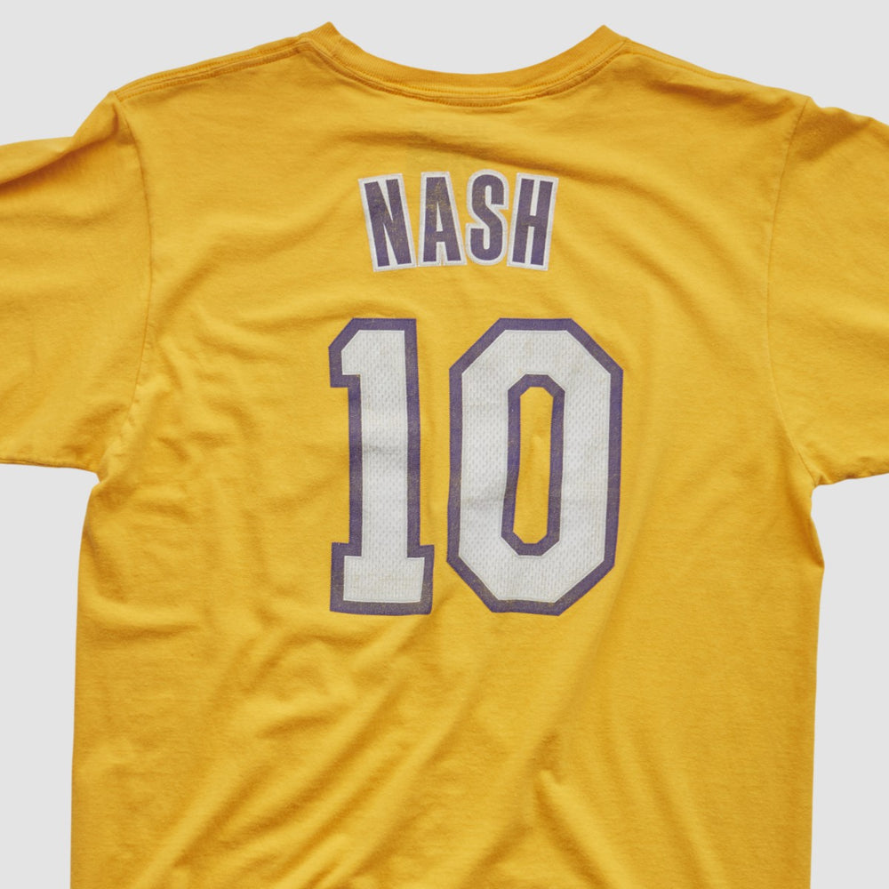 Los Angeles Lakers 2010s T-shirt Yellow Vintage | Adidas for sale