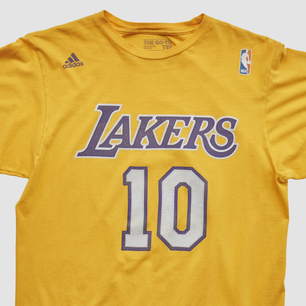 Los Angeles Lakers 2010s T-shirt Yellow Vintage | Adidas for sale