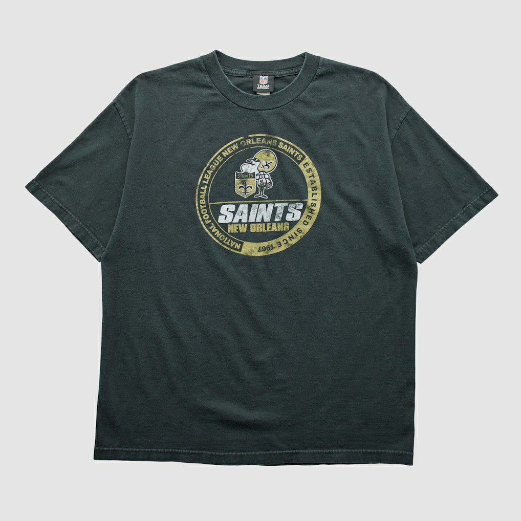 Fanatics New Orleans Saints NFL 2010s T-shirt Black Vintage