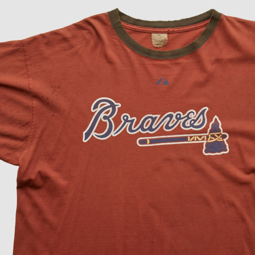 Atlanta Braves 2000s T-shirt - Red - XVintage - Fanatics Sale