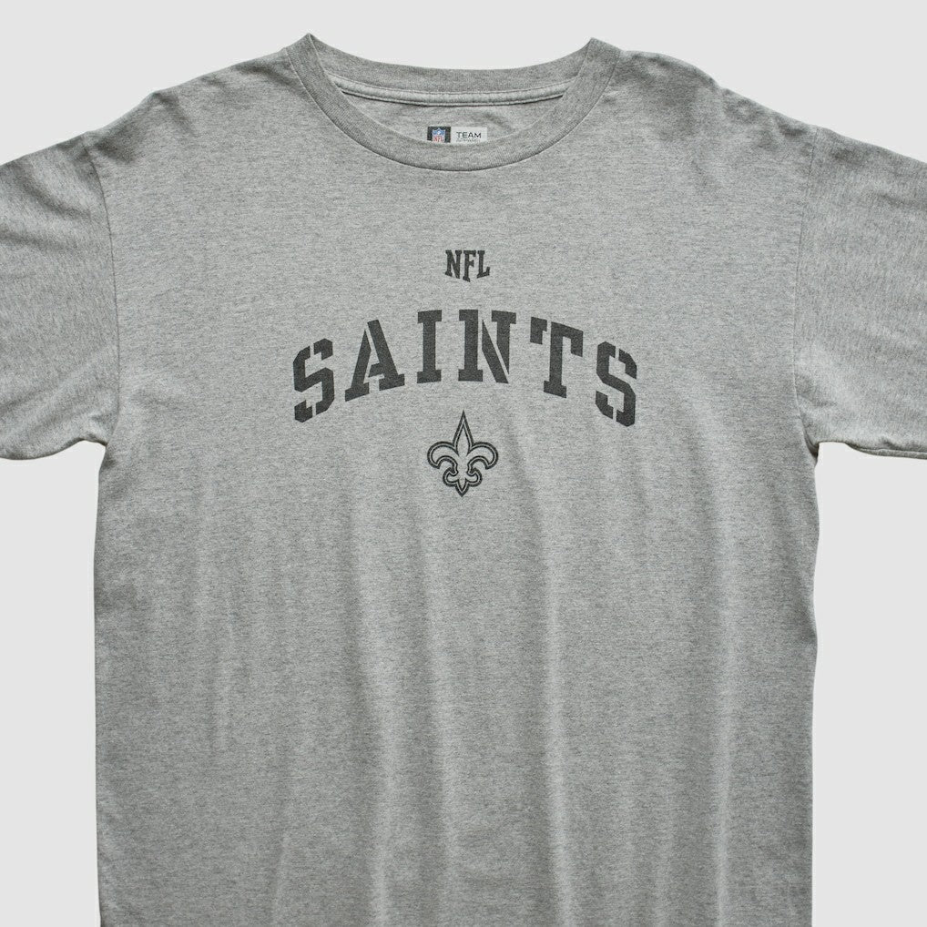 Fanatics New Orleans Saints NFL Long Sleeve T-shirt Heather Gray Vintage