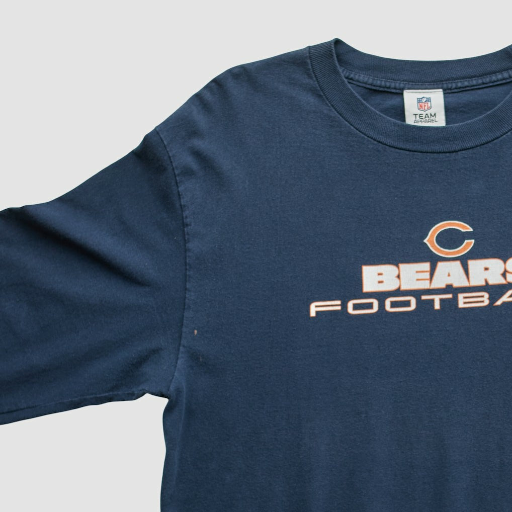 Fanatics Chicago Bears NFL 2010s Long Sleeve T-shirt Navy Vintage