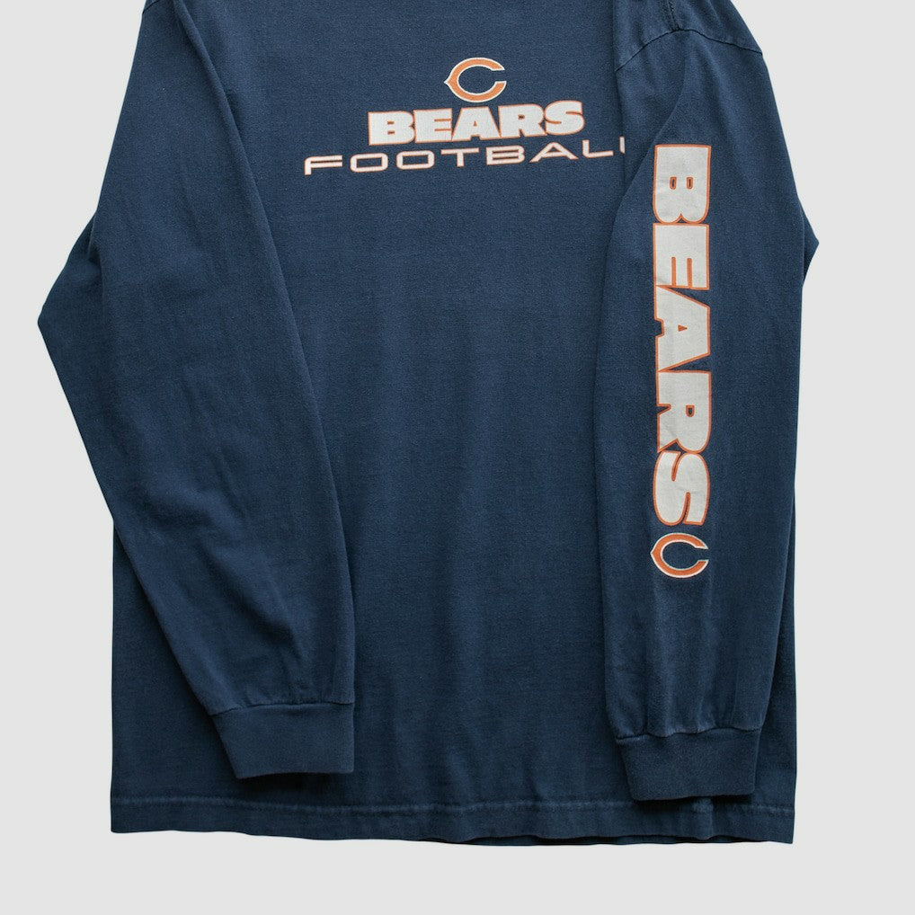 Fanatics Chicago Bears NFL 2010s Long Sleeve T-shirt Navy Vintage