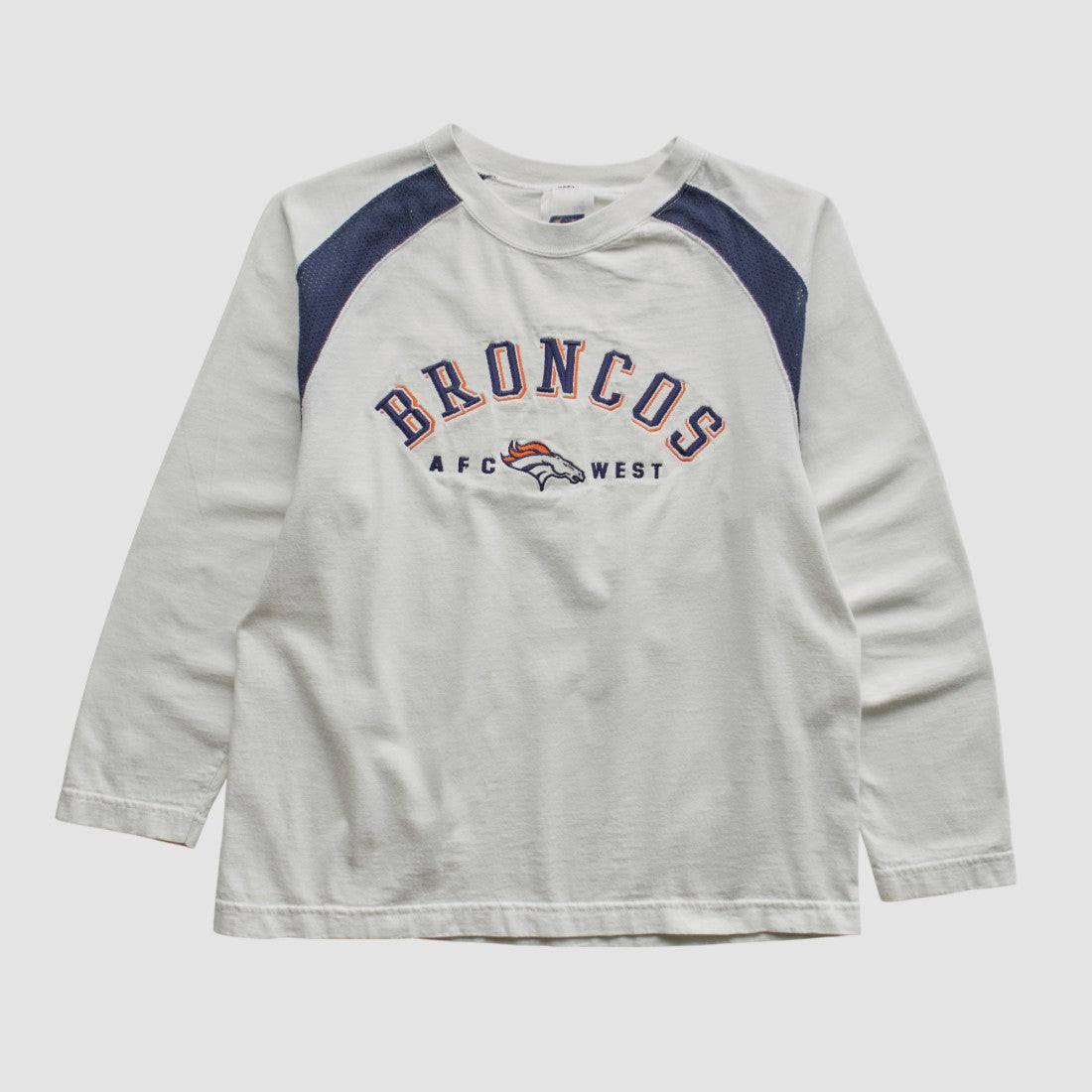 Fanatics Denver Broncos CSA 90s Long Sleeve T-shirt White Vintage