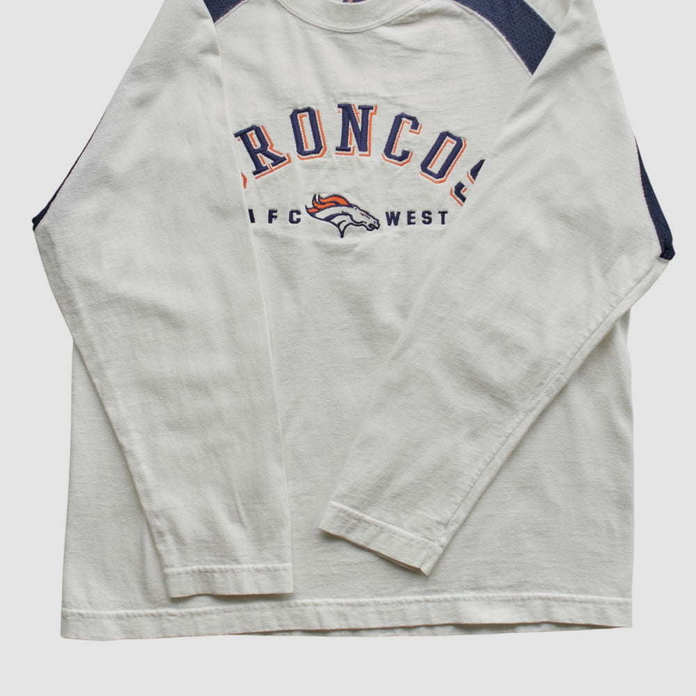 Fanatics Denver Broncos CSA 90s Long Sleeve T-shirt White Vintage
