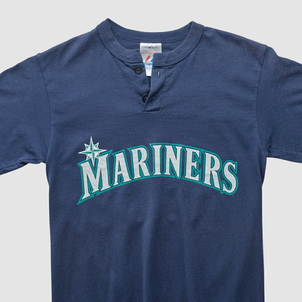 Seattle Mariners Genuine Merchandise 2000s T-shirt - Navy - XVintage - Fanatics Online