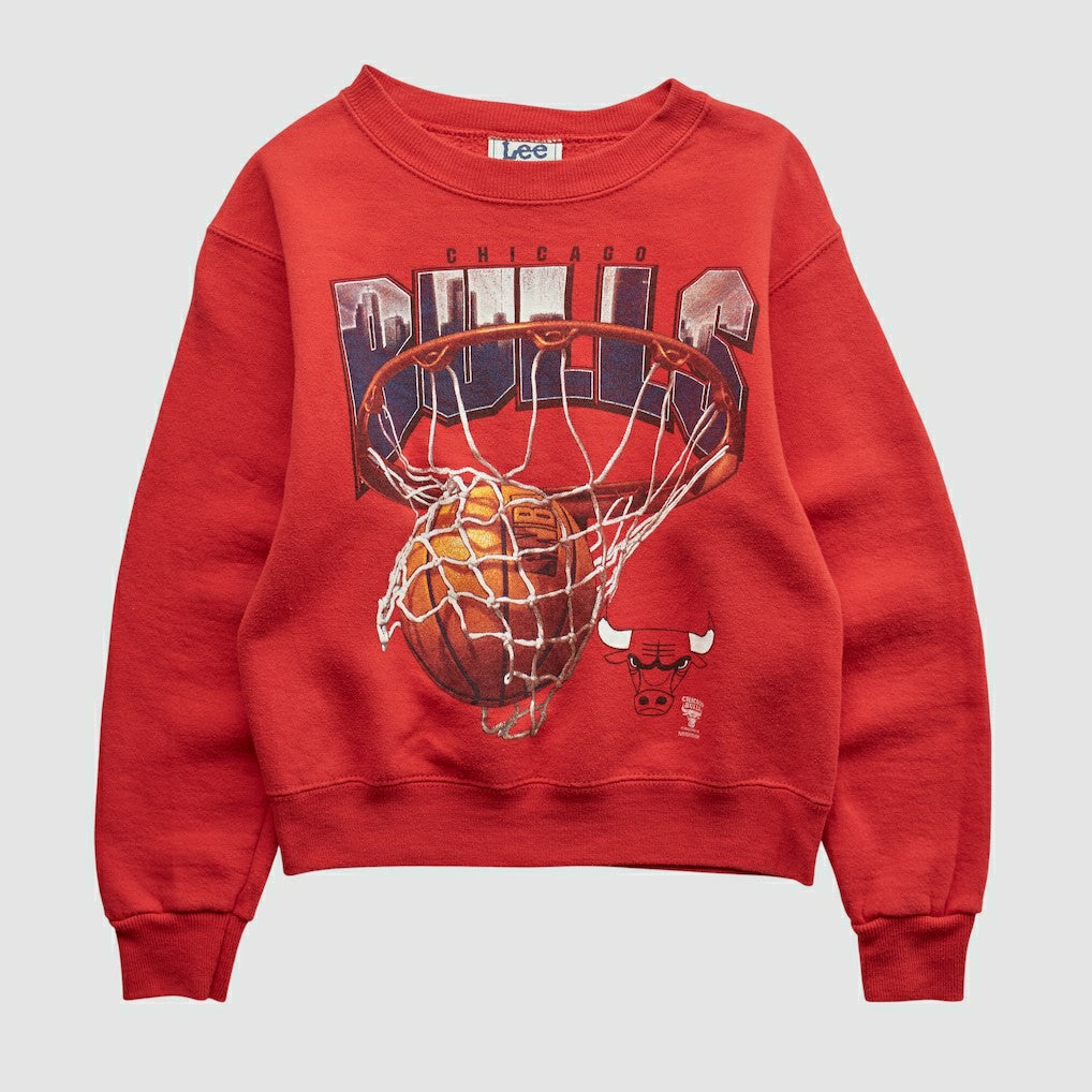 Chicago Bulls Lee Apparel 90s Pullover Sweatshirt Red Vintage | Vintage discount