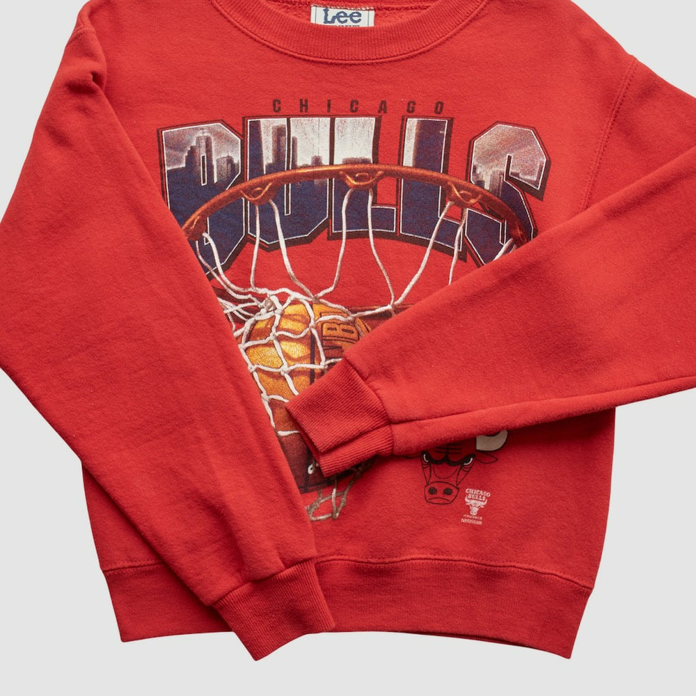 Chicago Bulls Lee Apparel 90s Pullover Sweatshirt Red Vintage | Vintage discount