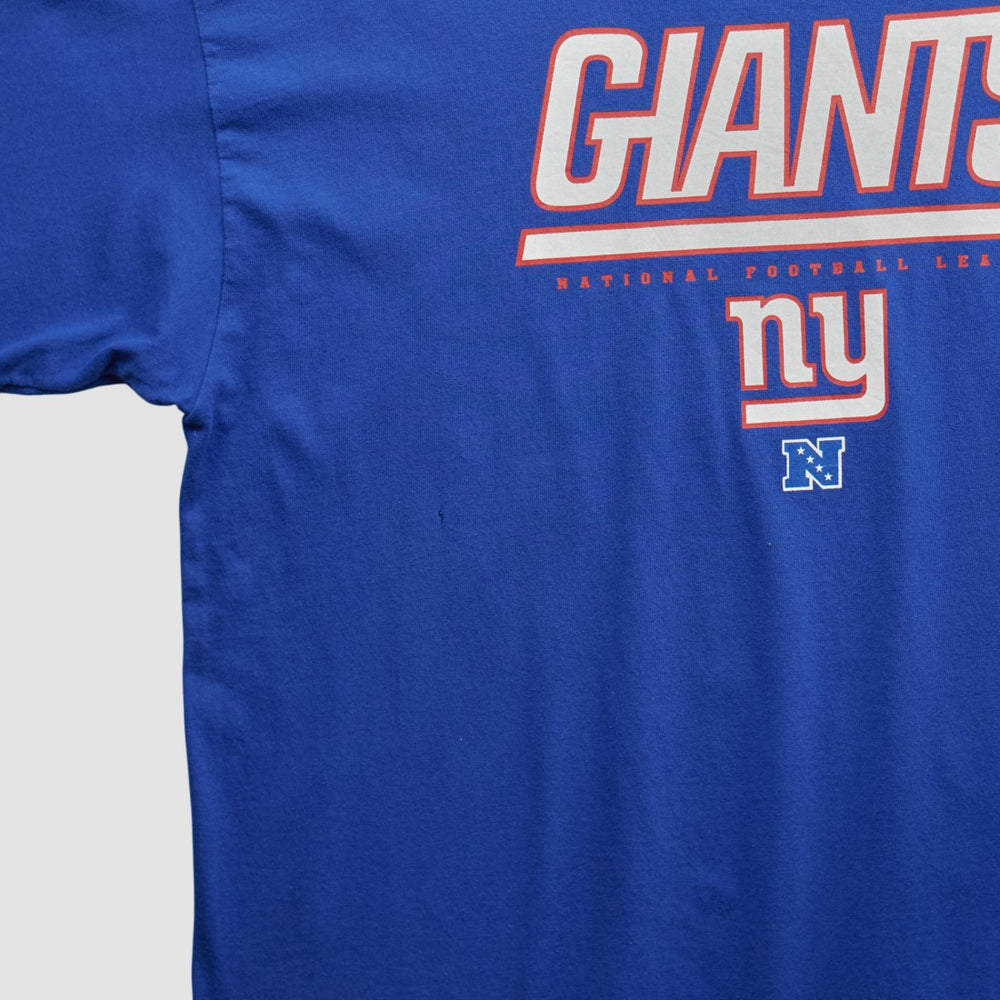 Fanatics New York Giants NFL 2010s Long Sleeve T-shirt Blue Vintage