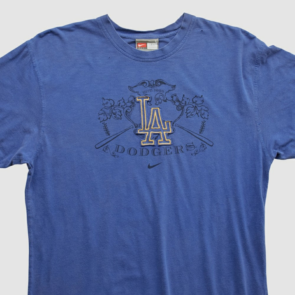 Los Angeles Dodgers Nike 2000s T-shirt - Blue - Vintage - Nike on Sale