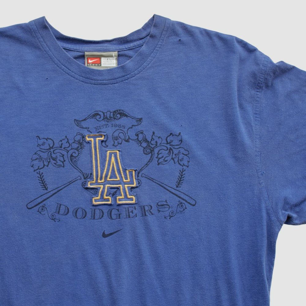 Los Angeles Dodgers Nike 2000s T-shirt - Blue - Vintage - Nike on Sale