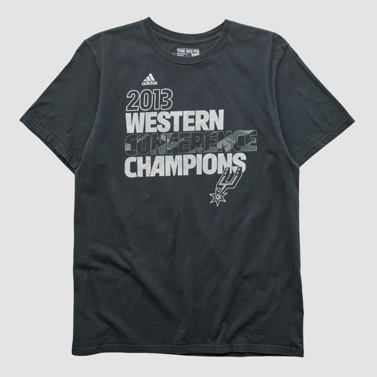 San Antonio Spurs 2013 T-shirt Black Vintage | Adidas for sale