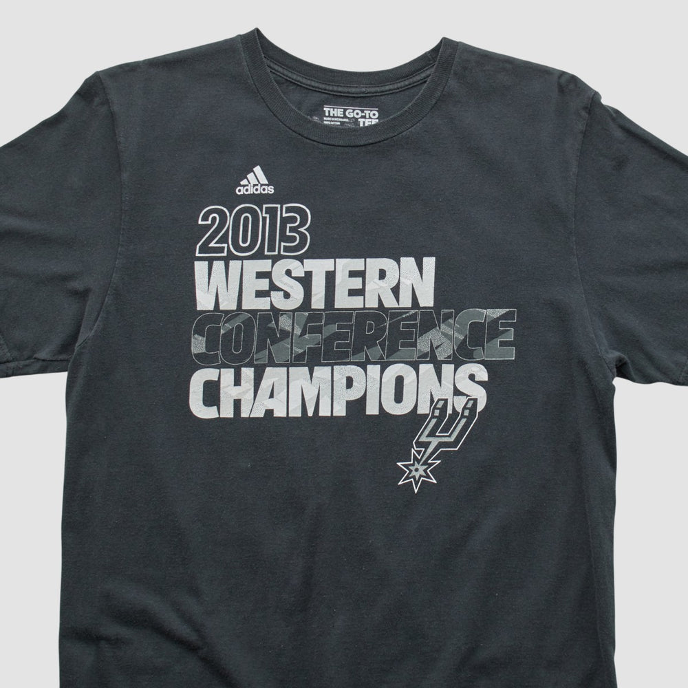 San Antonio Spurs 2013 T-shirt Black Vintage | Adidas for sale