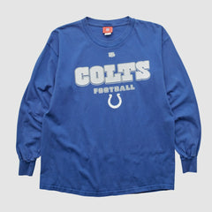 Fanatics Indianapolis Colts NFL 2000s Long Sleeve T-shirt Blue Vintage