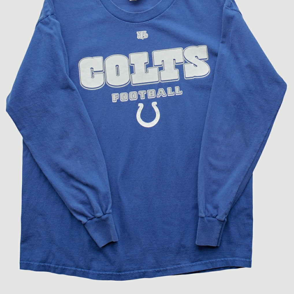 Fanatics Indianapolis Colts NFL 2000s Long Sleeve T-shirt Blue Vintage