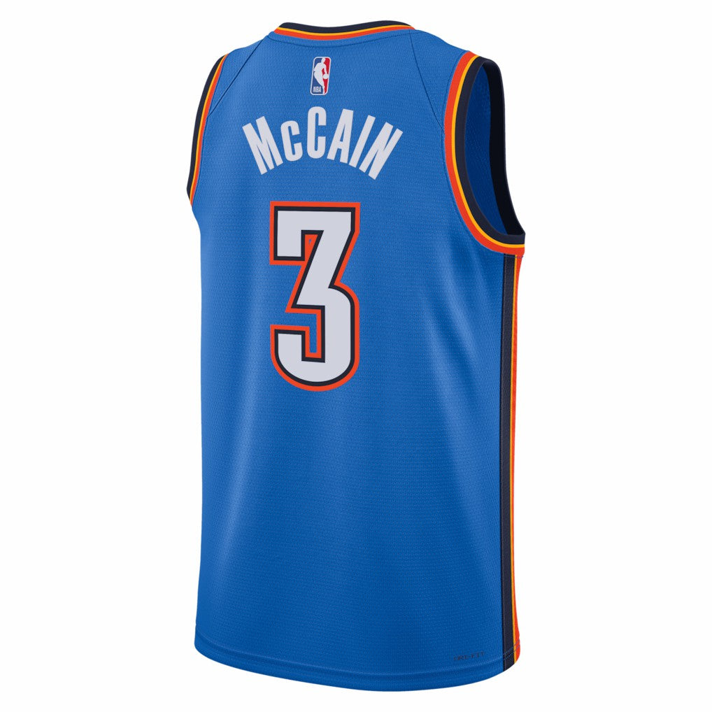 Jared McCain Oklahoma City Thunder Unisex Swingman Jersey Icon Edition Blue | Nike discount