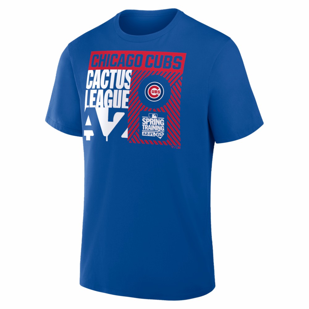 Chicago Cubs 2026 Spring Training True Icon T-Shirt - Royal - MLB Discount