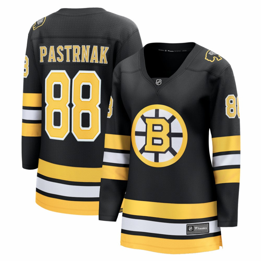 David Pastrnak Boston Bruins Fanatics Women's Home Breakaway Jersey - Black - NHL 203941388