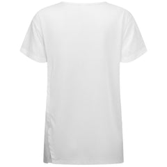 Cleveland Guardians Levelwear Women's Blue Haven Influx Cornerstone T-Shirt - White - MLB Sale