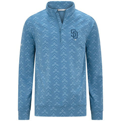 San Diego Padres Levelwear Chameleon Quarter-Zip Pullover - Blue - MLB Online