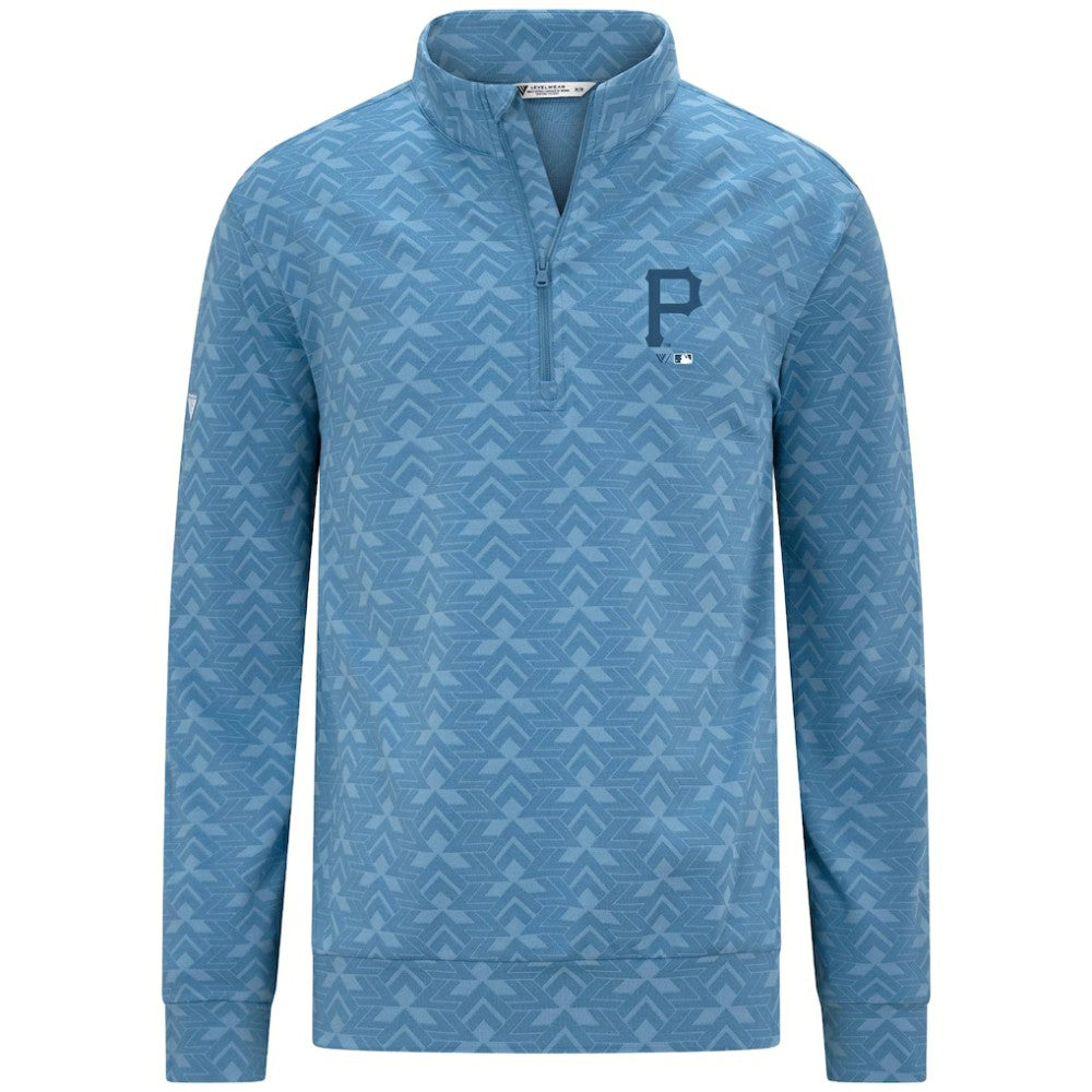 Pittsburgh Pirates Levelwear Chameleon Quarter-Zip Pullover - Blue - MLB Lifestyle
