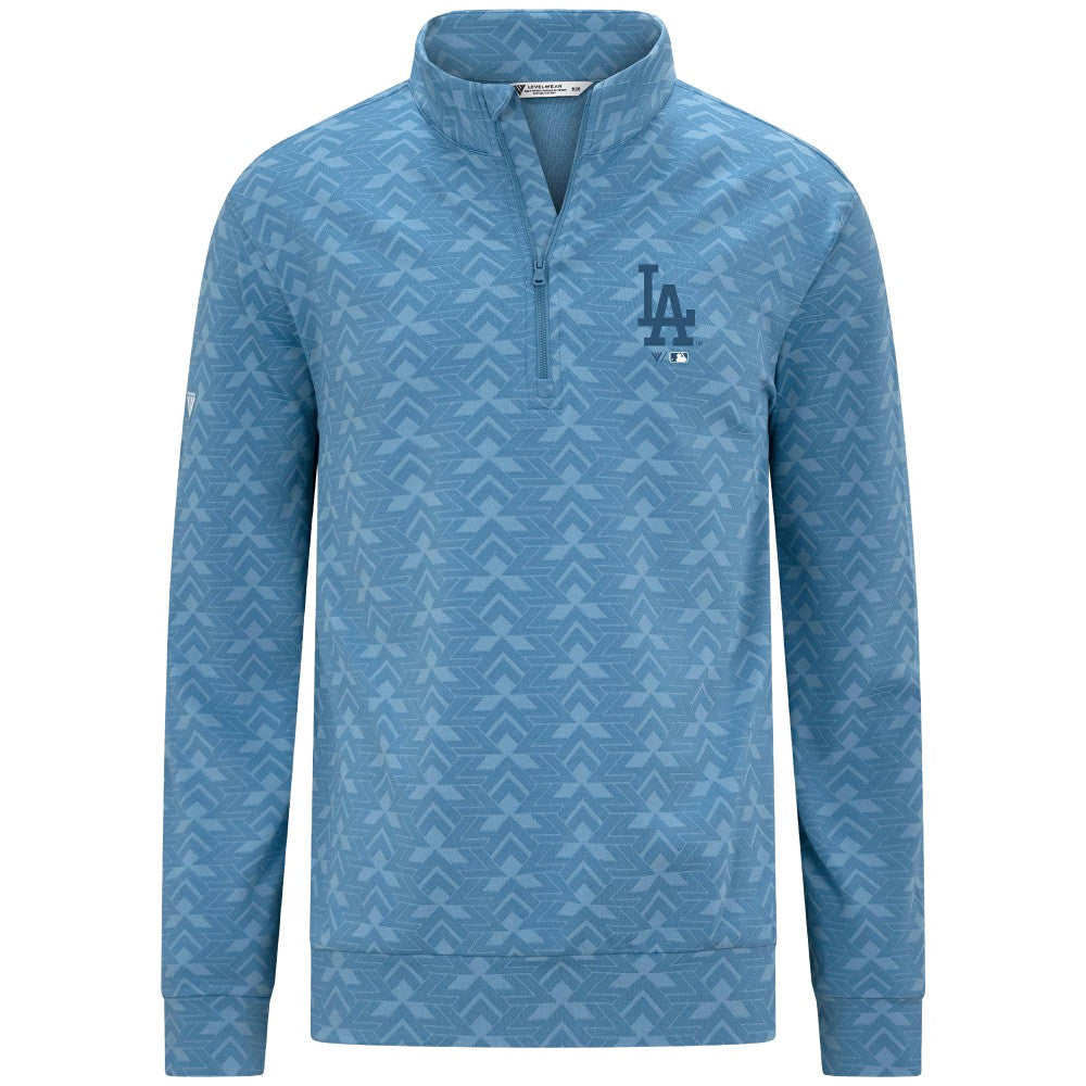 Los Angeles Dodgers Levelwear Chameleon Quarter-Zip Pullover - Blue - MLB on Sale